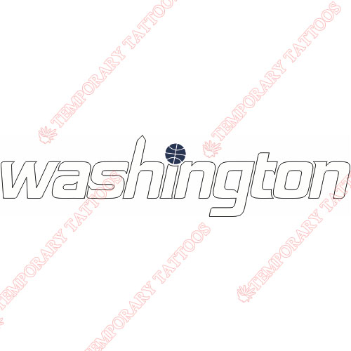 Washington Wizards Customize Temporary Tattoos Stickers NO.1233